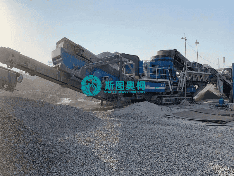 200TPH Mobile Cone Crusher Hard Rock Quarrying Portable Cone Crusher