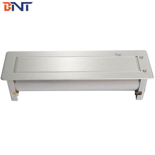 BN High quality brushed aluminum motorized flip up desktop socket