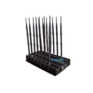 14 Bands 35W High Power Cell Phone Signal Jammer with 4 Cooling Fans and 70m