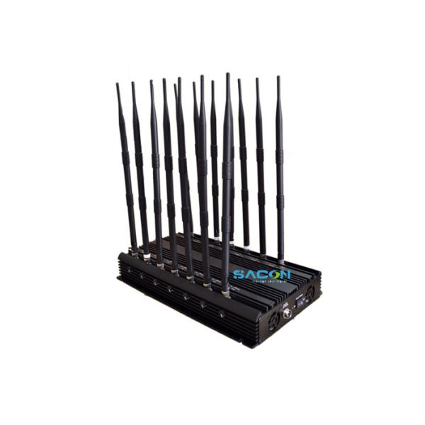14 Channels 35W Output Power Cell Phone GPS Jammer with Good Cooling System