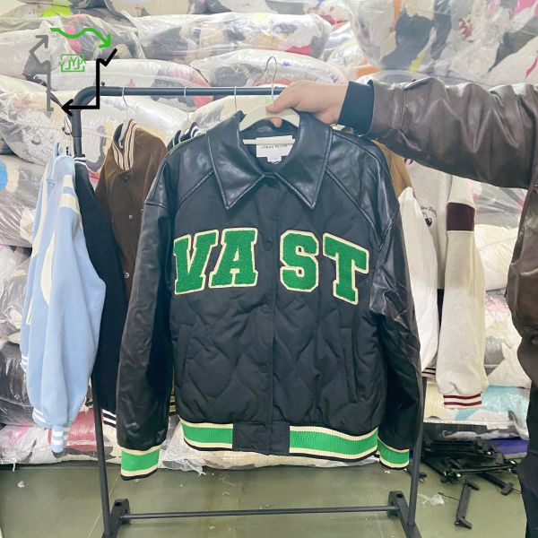 Mixed Colors Second Hand Coats Autumn And Winter Used Baseball Jersey Windproof