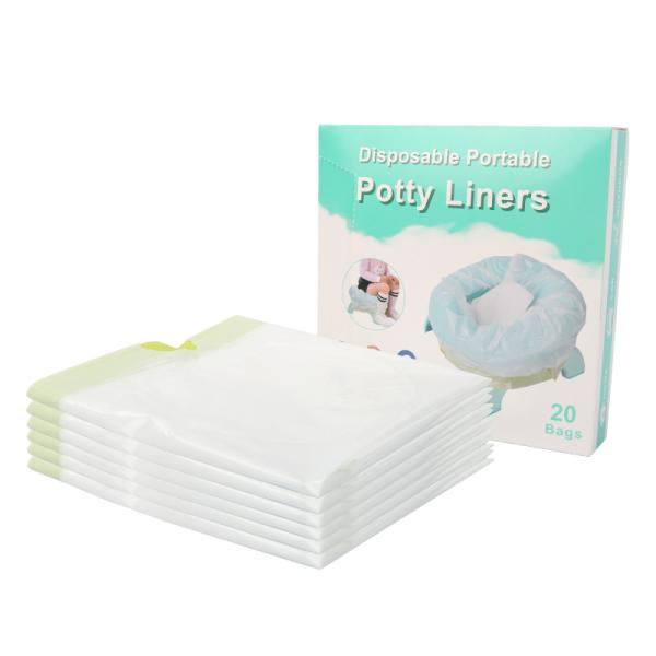 Training Toilet Seat Potty Cleaning Bag For Kids Toddlers Adults Pets Outdoors