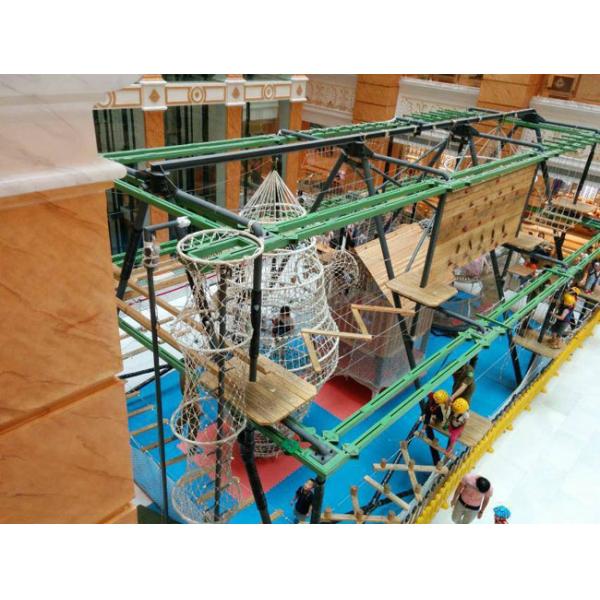 International Certification Kids Adventure Playground Equipment For Park / School /  Mall