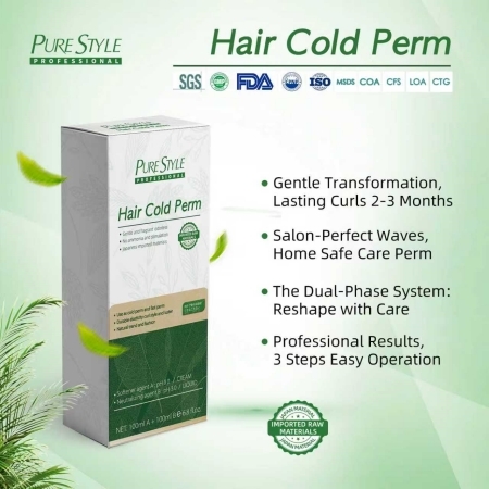 Wholesale Hair Color Manufacturer Perm Curling Cream OEM  Permanent Hair Perming Cream Herbal Gentle Hair Curl Solution