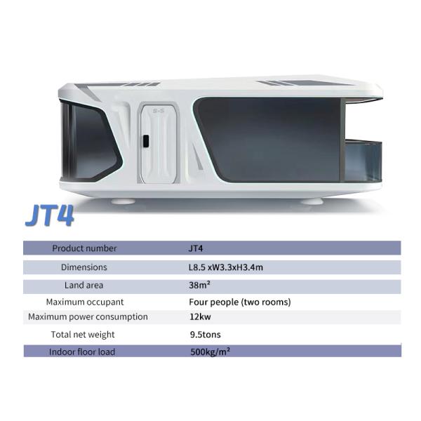 App Control Hotel Space Capsule House with Thermal Performance Suit and Electric System