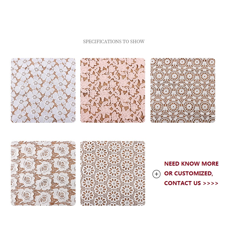 Water Soluble Embroidered Butterfly Computerized Embroidery Garment Accessories Water-Soluble Lace Barcode Lace