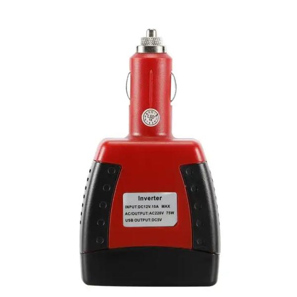 Smart Quick Usb Charger 24V Dc To 220V Ac 75W Car Inverter Regenerative Braking Electric 75W Car Power Inverter With Usb
