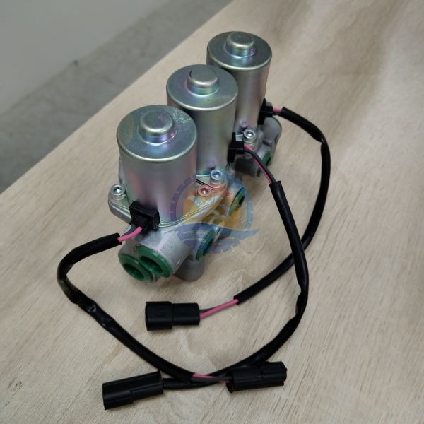 SK350-10 Solenoid Valve Assy SK250-10 Three-way Solenoid Valve Assy LQ35V00007F1 for Kobelco Excavator Parts