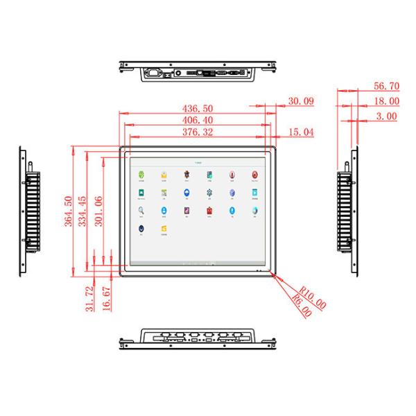 19-Inch High-Performance Android Display for Medical Applications and Smart Interfaces