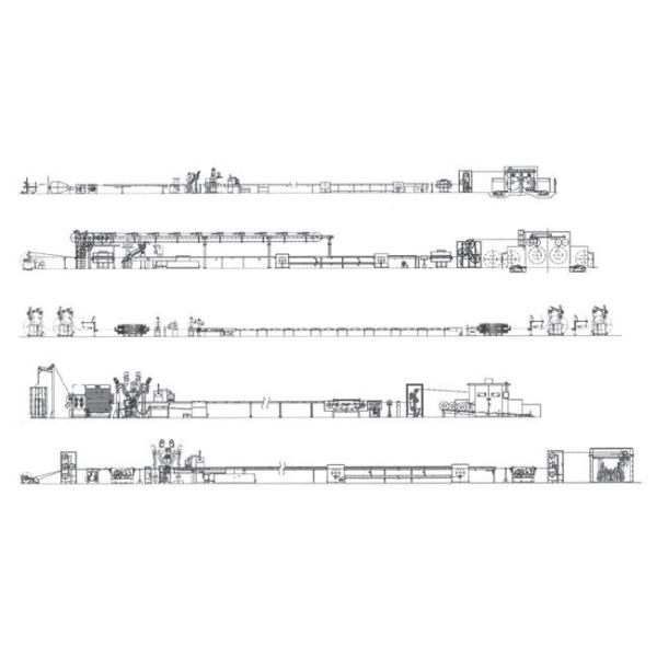 Datos/edificio/línea civil 1200kg/H de alto rendimiento SJ-90X25 de la protuberancia de cable