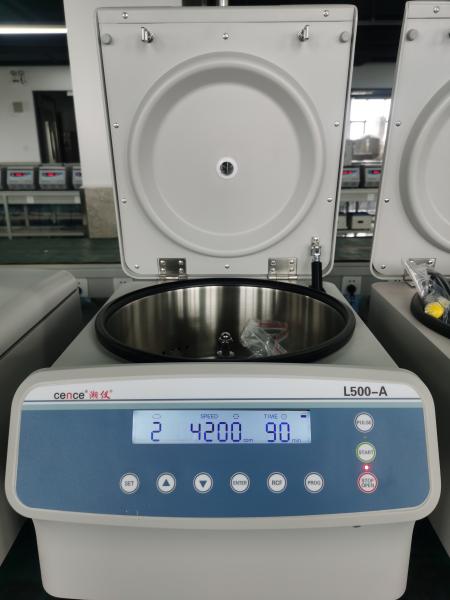 Centrífuga de baja velocidad Cence L500-A 5000rpm 19KG Máquina de laboratorio
