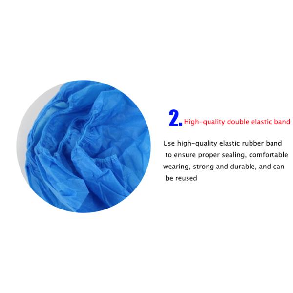 Thickened Antistatic 17*42cm 17*40cm Non Woven Shoe Covers