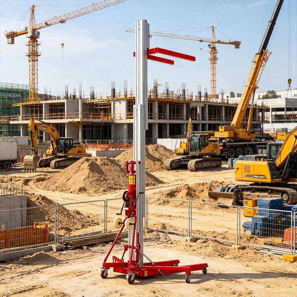 Commercial Mast Electric Vertical Lift Equipment For Material Handling 454kg