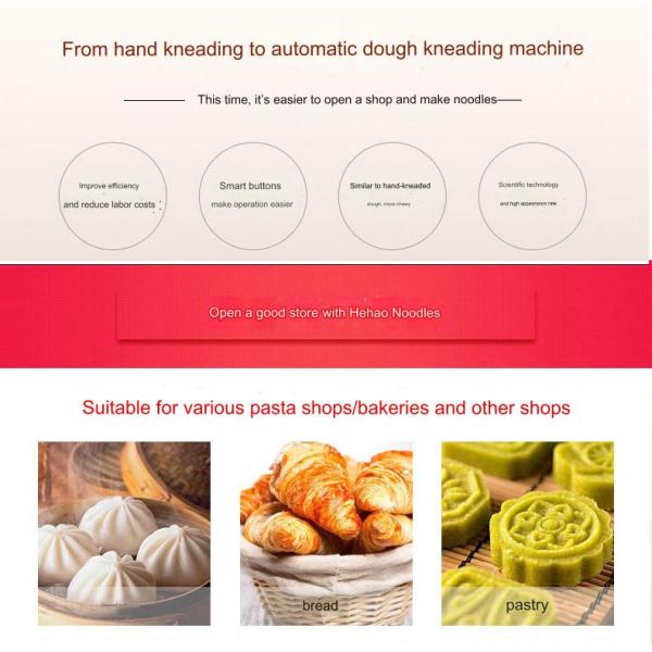 20L Capacity Bakery Dough Mixer Machine for Speed Mixing and 220V Voltage