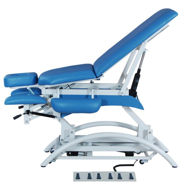 Blue fashion folding hospital clinical electric facial spa beauty adjustable massage bed