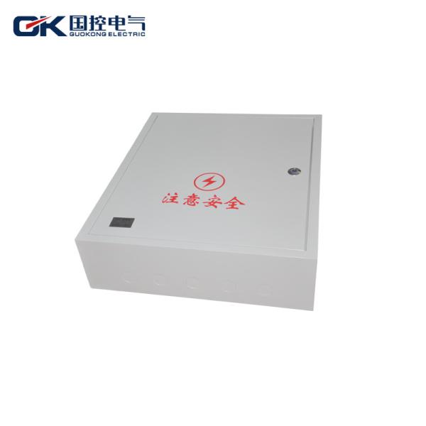 Zincpassivated Indoor Distribution Box Single Door Stainless Steel With Lock Grey Coating