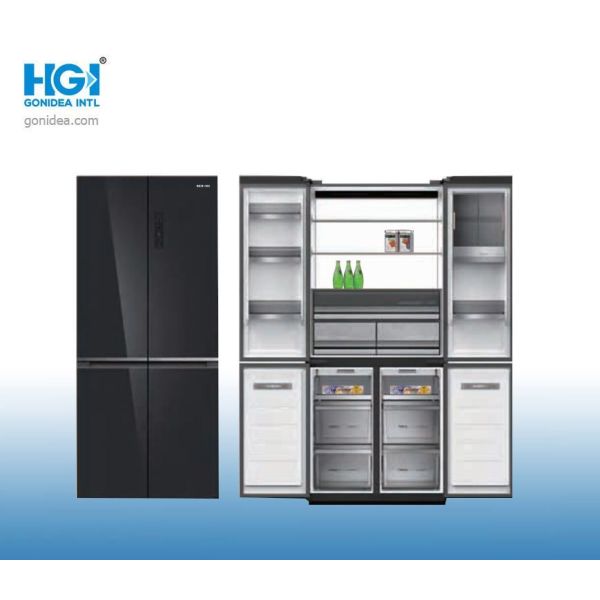                    Mulit Door No Frost Home Use Big Capacity Freezer Built in Refrigerator Bcd-512wga              
