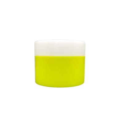Matt Plastic Cosmetic Jars Double Wall 60ml 100ml metallized For Scrub Paste