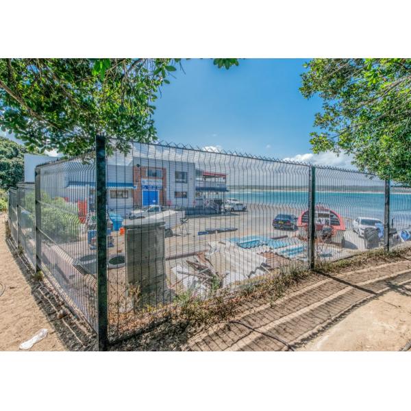 Powder Coated 1.53m Height Anti Climb Fencing High Security Mesh 358