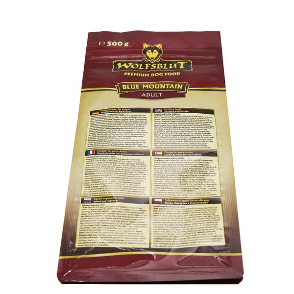 пластиковый бортовой Gusset 5kg повторно использует собачью еду кладет печатание в мешки Gravure 180 микронов