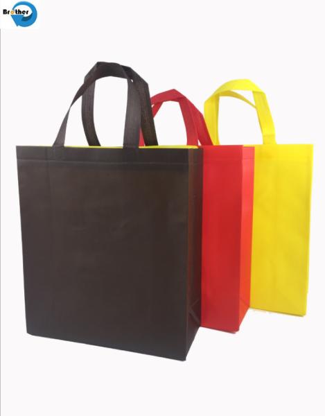 Low MOQ Cheap Price Promotional Customized Colors Eco Tote PLA Non-Woven Shopping Bag, Recyclable PP Non Woven Bags