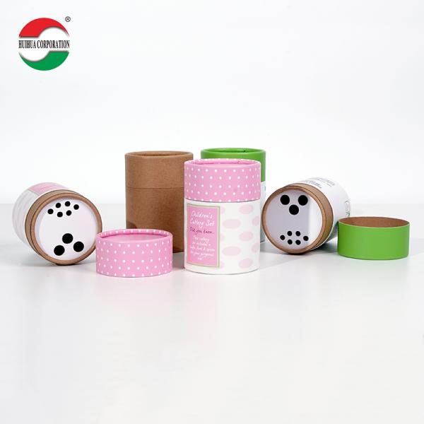 Tubes en carton kraft imprimés sur mesure pour emballage en poudre