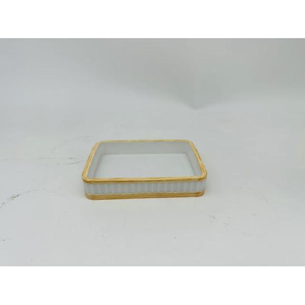 4pcs Polirresina Blanco Set de Baño Tumbler Holder Cuenco Cuadro Cepillo Jabón Plato Dispensador de jabón de mano