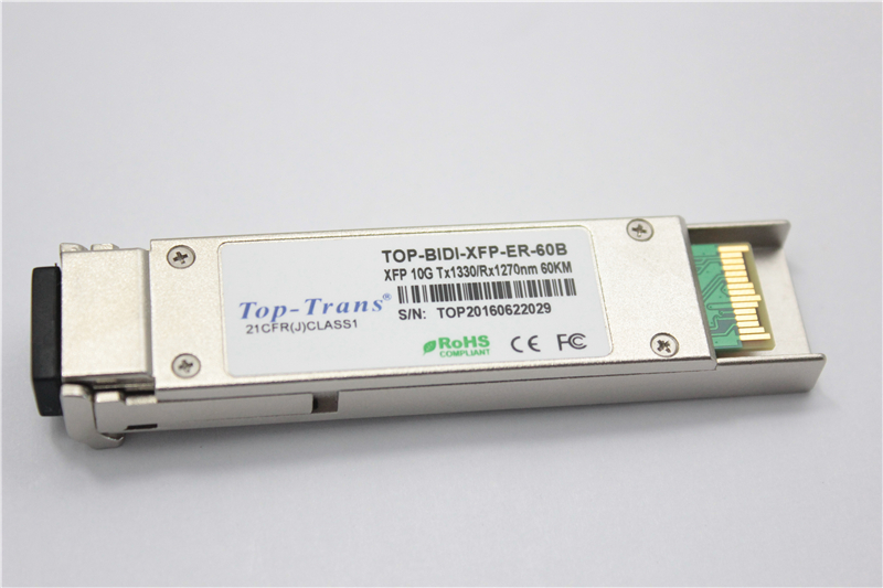 сетевое решение модуля 1270nm R1330nm 60km BIDI 10G SMF SFP