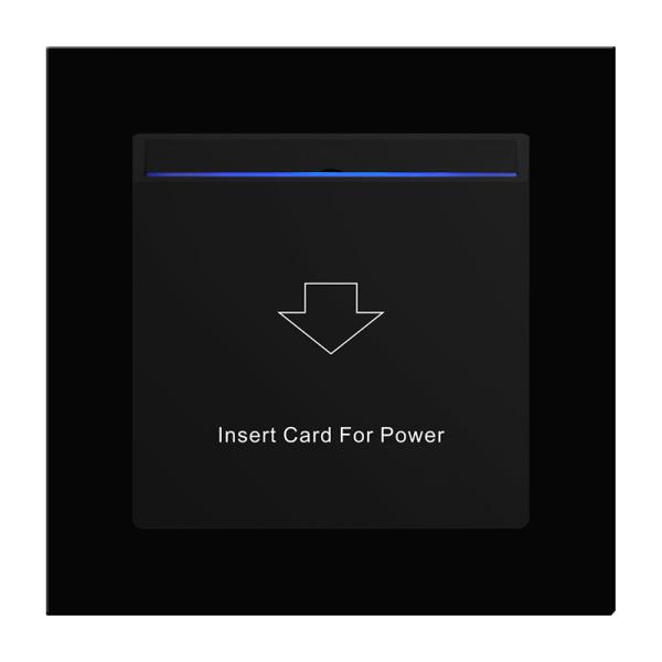 Переключатель пластиковая Шампань/серебряная панель гостиницы 220VAC энергосберегающий