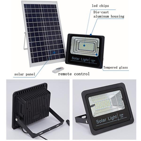 солнечный приведенный в действие свет потока СИД 200В, солнечные на открытом воздухе света потока 2 лет гарантии