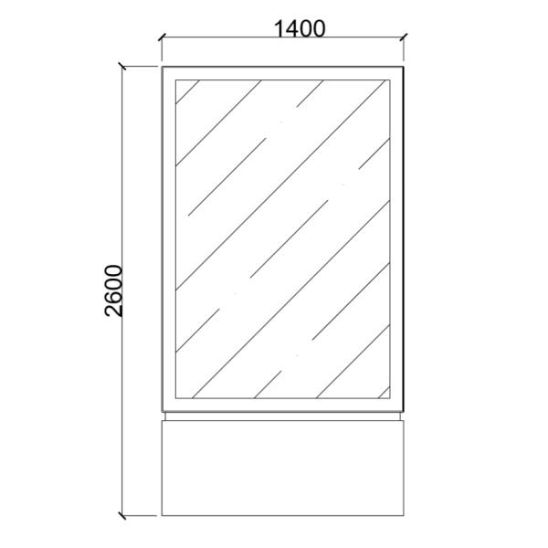City Street 24hours DC12V Advertising Light Box
