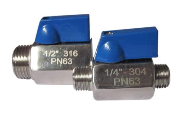Mini Type Female Thread Stainless Steel Ball Valve Cf8 / Cf8m 1/4-1/stainless steel ball float valve