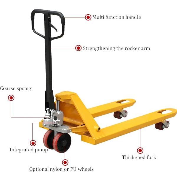 Стальные логистические машины 2000 кг Гидравлические поддоны Jack OEM