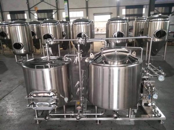 Manual Control 1000L Small Microbrewery Equipment Micro Brewing Systems Eco Friendly