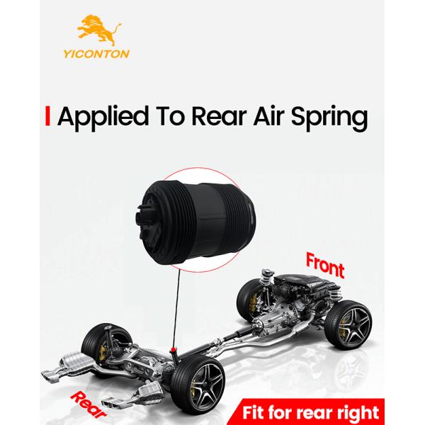 1C 2018 Audi Bentley Air Spring Air Cushion 4M0616002AA Fitting Position Rear Right