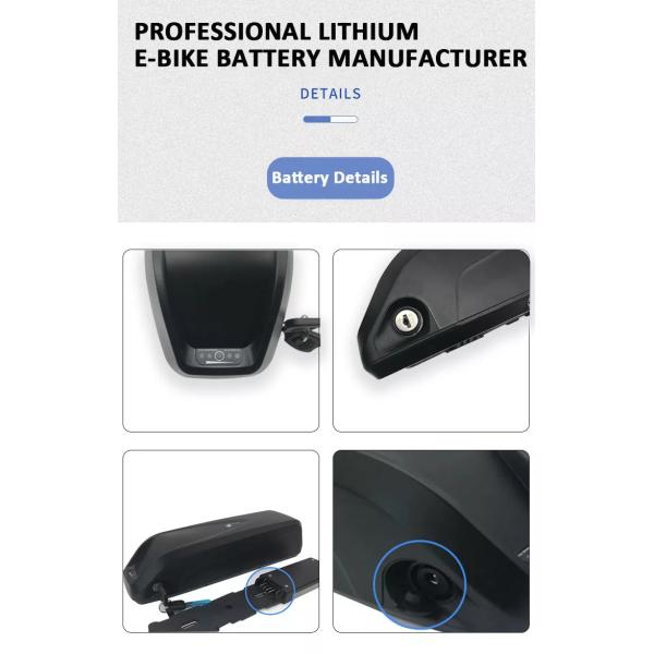 36V 48V 15Ah 20Ah Electric E Bike Battery Multipurpose Durable