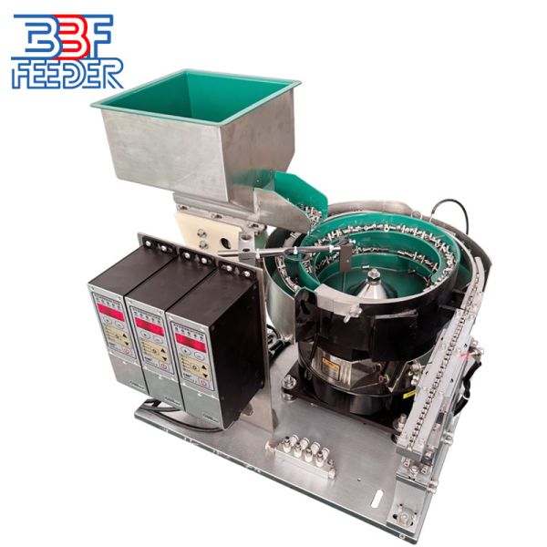 Industrial Vibratory Rotary Bowl Feeder  Large Capacity Auto Parts Screws Nuts Feeder