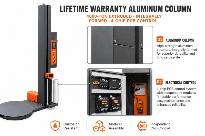 30 Loads/H Automatic Stretch Wrap Machine , Pallet Stretch Wrapping Machine Manufacturers