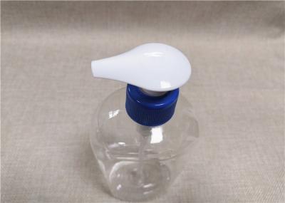 White / Blue Cosmetic Plastic Lotion Pump 1 . 3 - 1 . 5CC Dosage Output