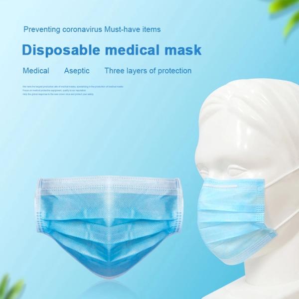 Protective Anti Pollution Antiviral Disposable Medical Face Mask