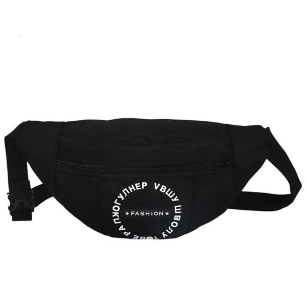 Hip hop cool Fanny pack a solid color retro women's trend crossbody bag with matching monogram crossbody bag