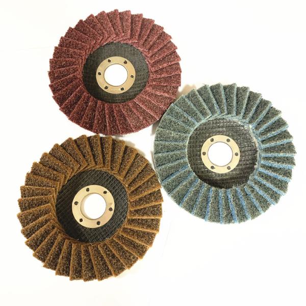 5inch Flap Disc Non Woven Abrasive for CRS MED Surface Polishing on Metal and Steel