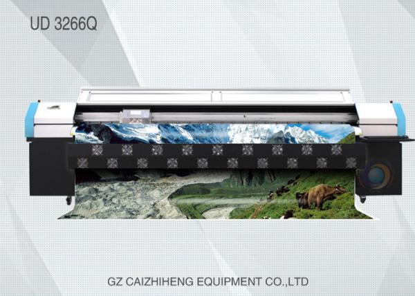 Outdoor Banner Flatbed Solvent Printer Digital With Seiko 1020 Heads Infiniti FY-3266Q