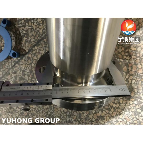 STAINLESS STEEL LONG WELD NECK FLANGE FLAT FACE ASTM A182 CL150 S32750 FFLWN
