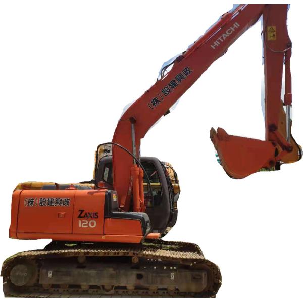 Refurbished Hitachi ZX120 Excavator Isuzu Engine 65 kW Power 20T Operating Weight
