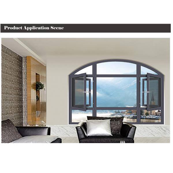 Outswing Casement Aluminium Single Swing Window With Steel Screen