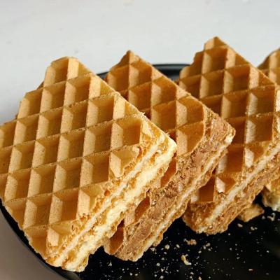 Doce soprado do sanduíche do waffle do biscoito