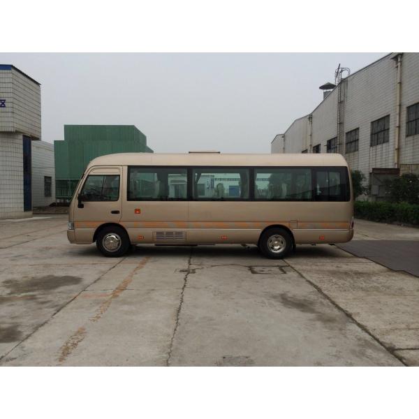 Cummins Engine Coaster Minibus Luxury Passenger Travel Coach Buses Low Fuel Consumption