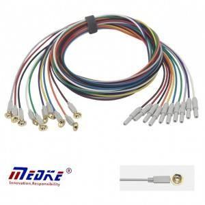 conector do ruído do EEG de 1.5mm
