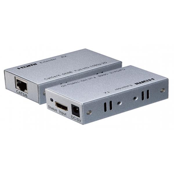 Cat 5E/6 Cable HD SDI Repeater support 3D 1080P Bi Directional IR Control for 30 meters